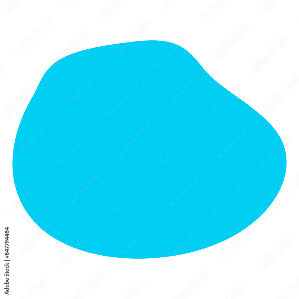 Png blue blob shape, transparent background Png blue blob shape, transparent background