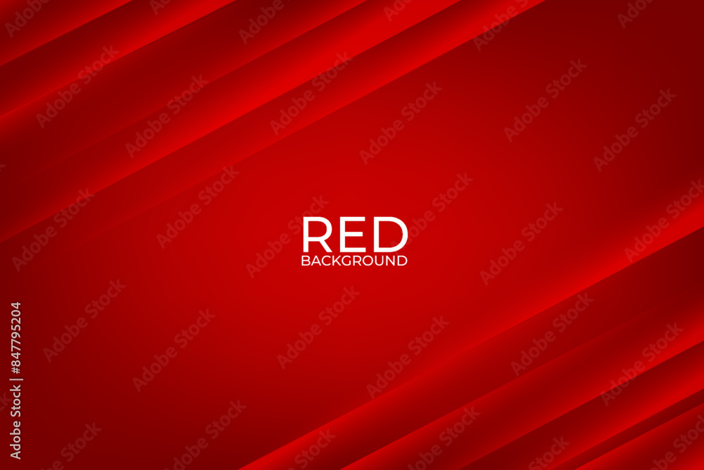 Obraz premium Red background design with stripes