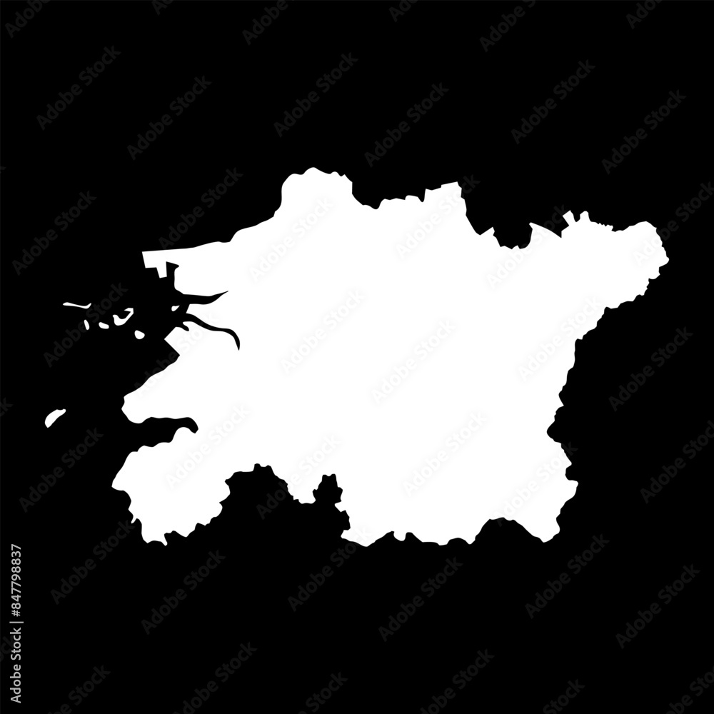 North Jeolla map, province of South Korea. Vector illustration. North Jeolla map, province of South Korea. Vector illustration.