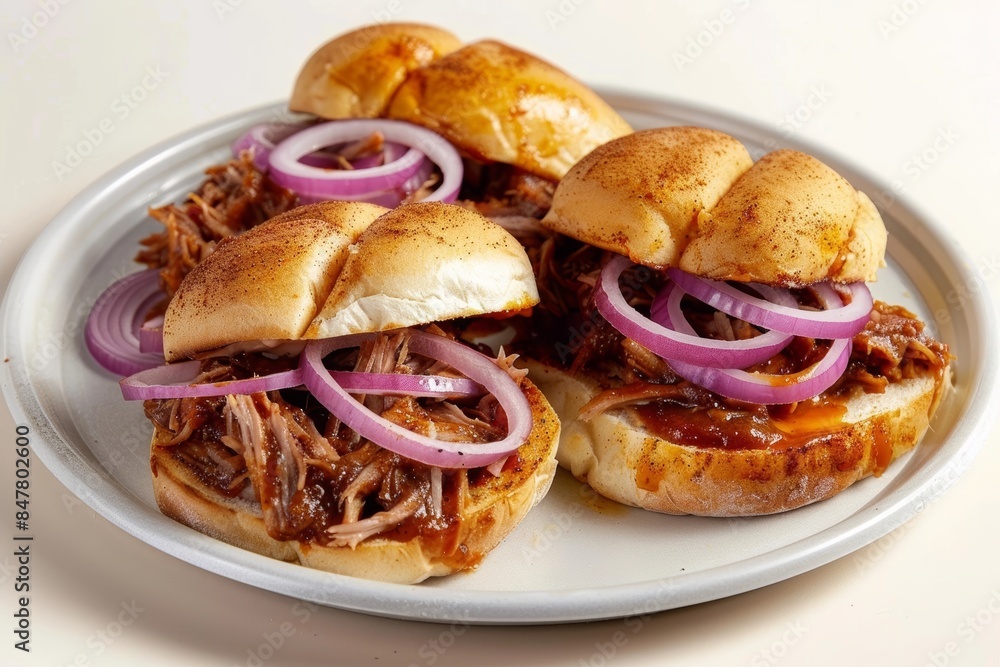 Gourmet Pulled Pork Sandwiches with Smokey BBQ Rub Gourmet Pulled Pork Sandwiches with Smokey BBQ Rub