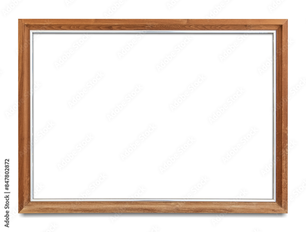 Wooden picture frame mockup transparent png Wooden picture frame mockup transparent png