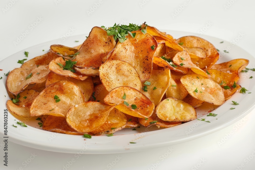 Enticing BBQ Potato Chips for Culinary Delight Enticing BBQ Potato Chips for Culinary Delight