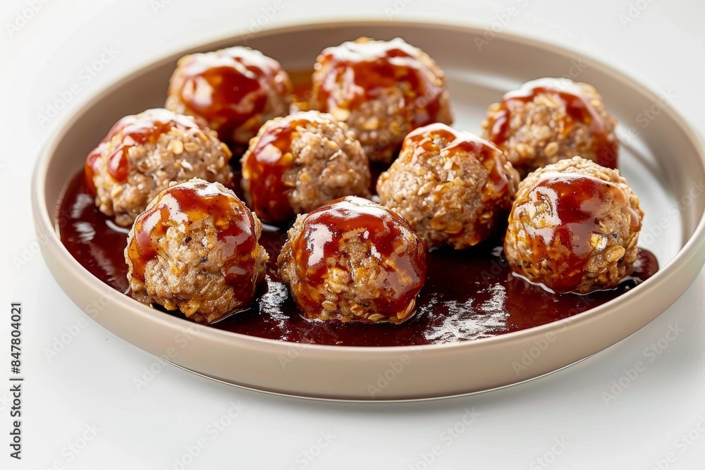 Flavorful Mini-Meatballs in Tangy Neely's BBQ Sauce Flavorful Mini-Meatballs in Tangy Neely's BBQ Sauce
