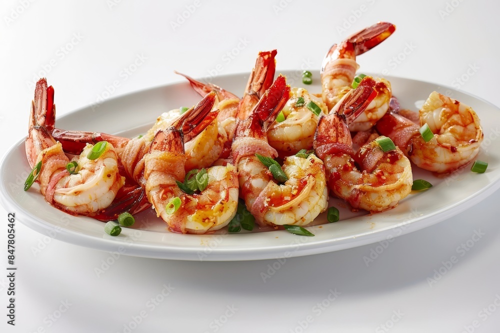 Savory Bacon-Wrapped Chili Shrimp: A Visual and Tasty Symphony Savory Bacon-Wrapped Chili Shrimp: A Visual and Tasty Symphony