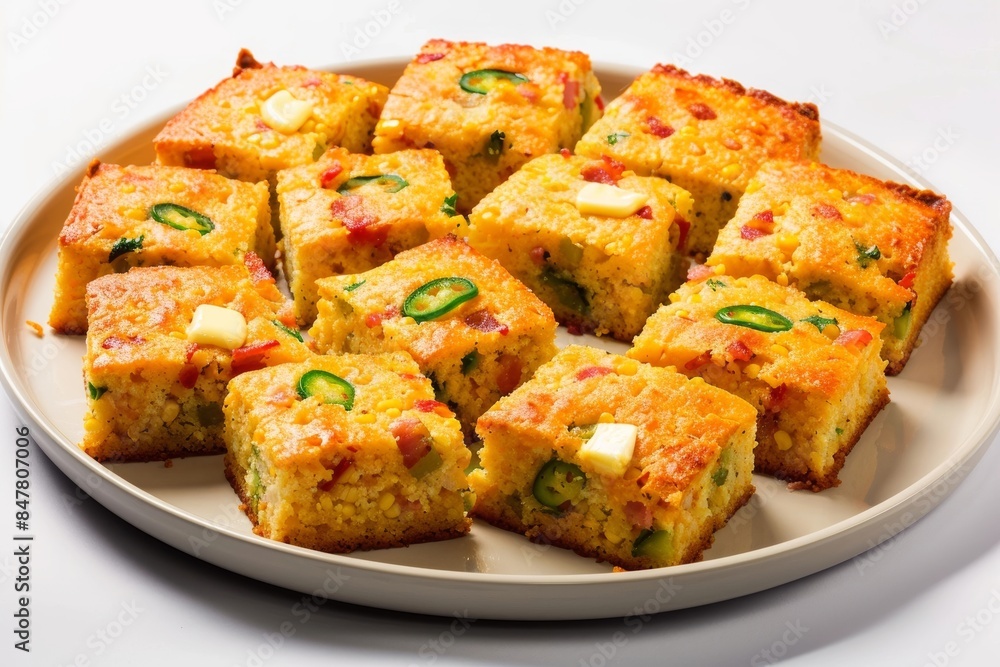 Delicious Bacon-Hominy Cornbread with Pickled Jalapenos Delicious Bacon-Hominy Cornbread with Pickled Jalapenos