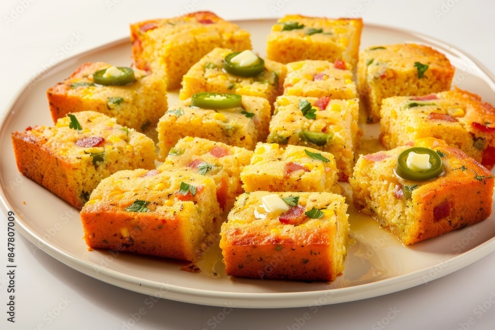 Mouthwatering Bacon-Hominy Cornbread with Pickled Jalapenos Mouthwatering Bacon-Hominy Cornbread with Pickled Jalapenos
