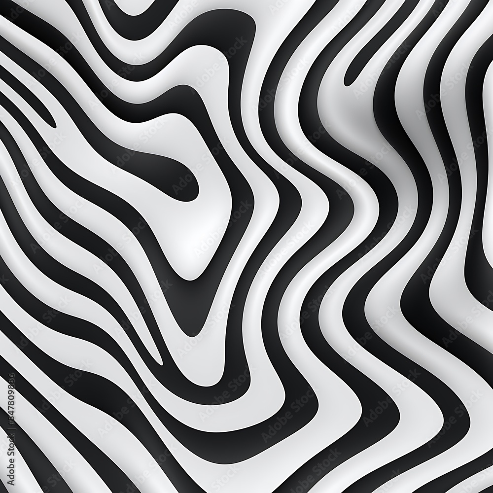 black and white Abstract optical art black and white Abstract optical art