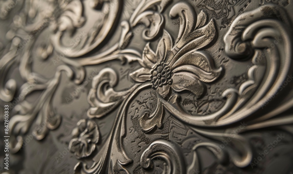 intricately carved metal surface closeup intricately carved metal surface closeup
