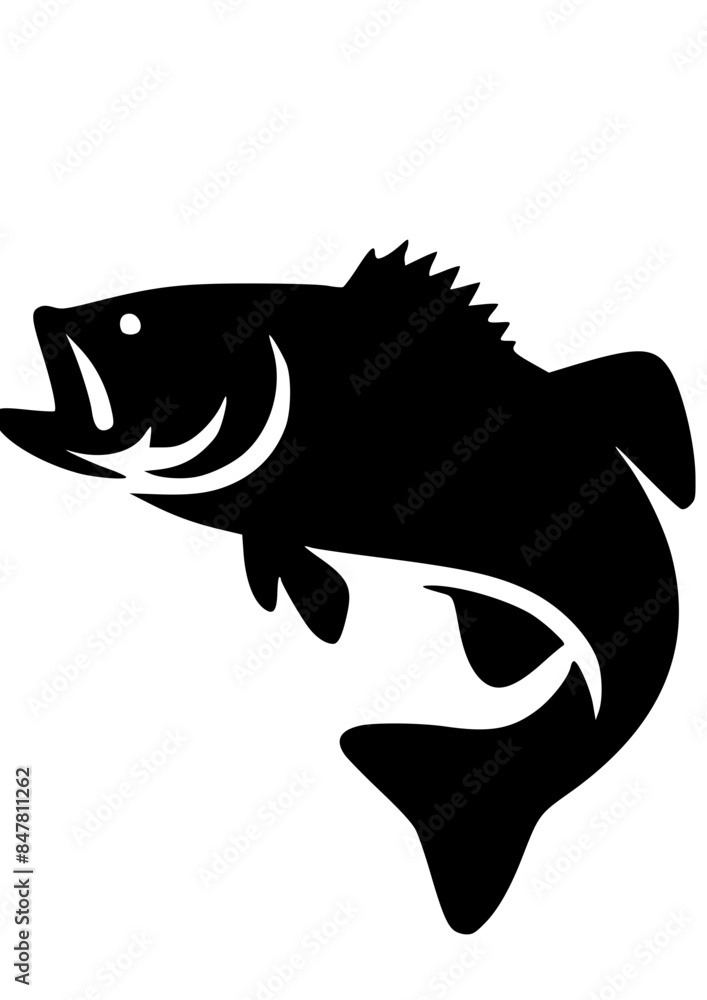 Fishing SVG, Fish hook SVG, Bass fish SVG, bass svg, bass fishing