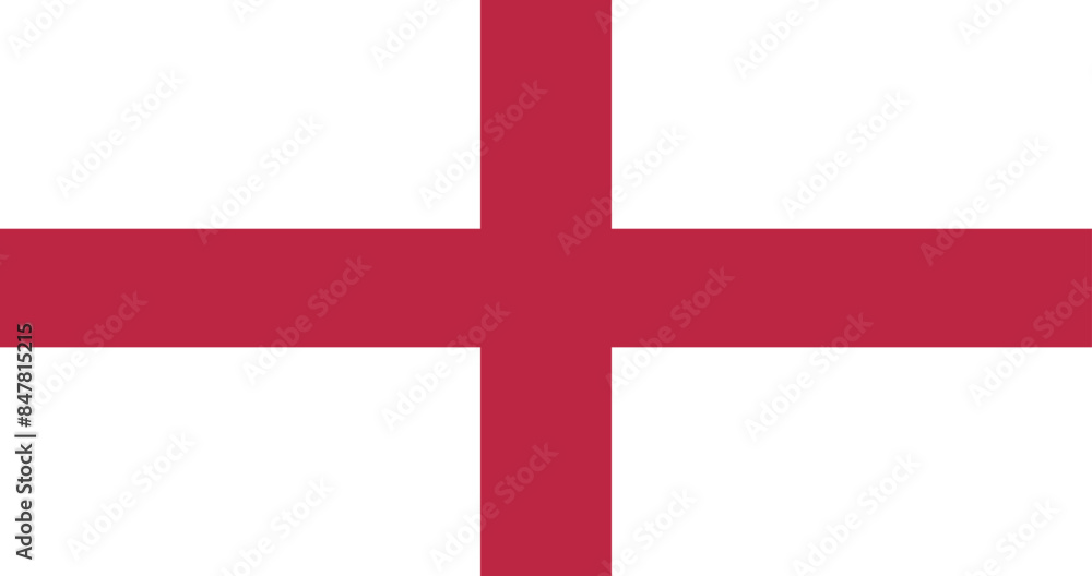 Illustration of the England national flag Illustration of the England national flag