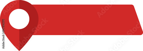 Map pointers icon set. Location icons or geolocations. Pin text tag. Pointer icon pin on the map with space for text. 