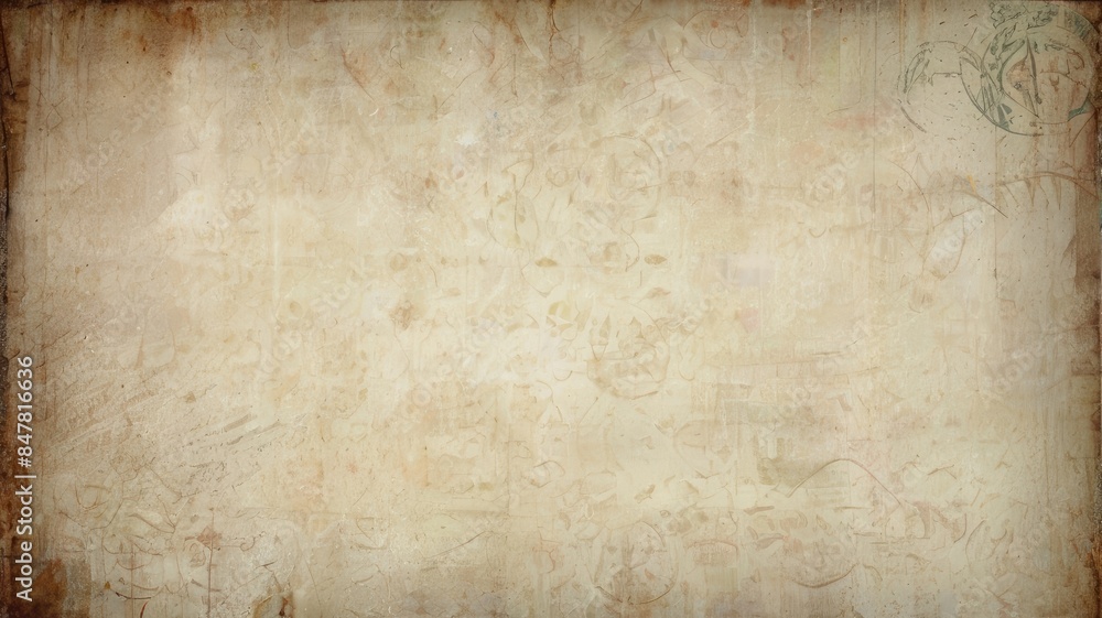 Naklejka premium Distressed Paper Template