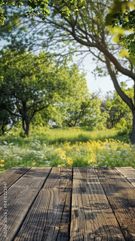 Spring Awakening on a Lush Green Table Spring Awakening on a Lush Green Table
