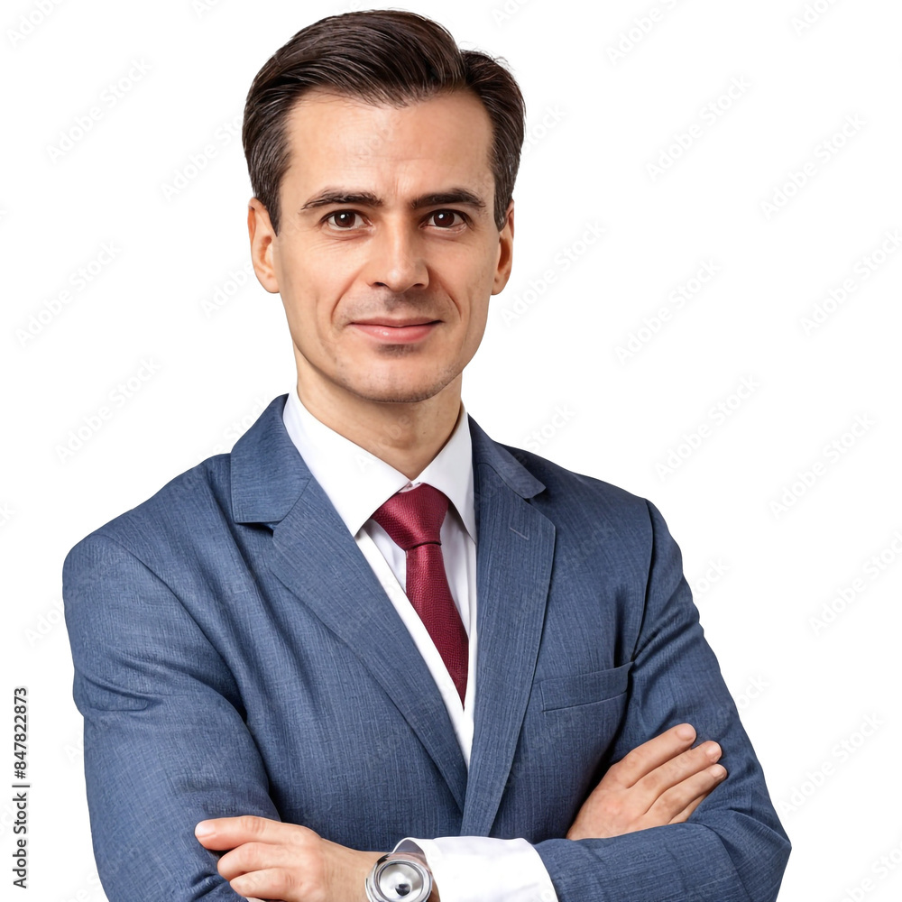 portrait of a smiling businessman on a transparent background portrait of a smiling businessman on a transparent background