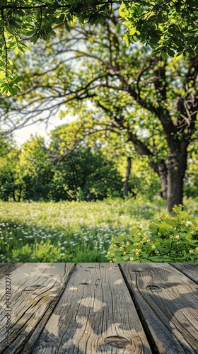 Spring Awakening on a Lush Green Table