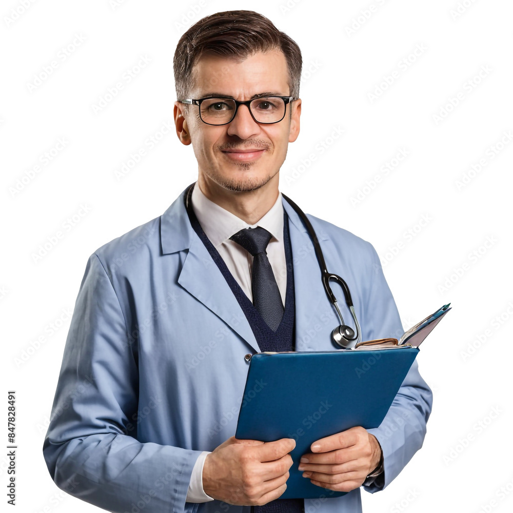 doctor portrait on a transparent background doctor portrait on a transparent background