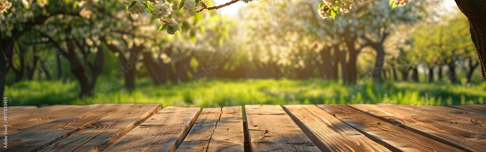 Spring Awakening on a Lush Green Table Spring Awakening on a Lush Green Table