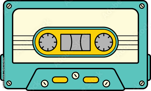 retro audio cassette