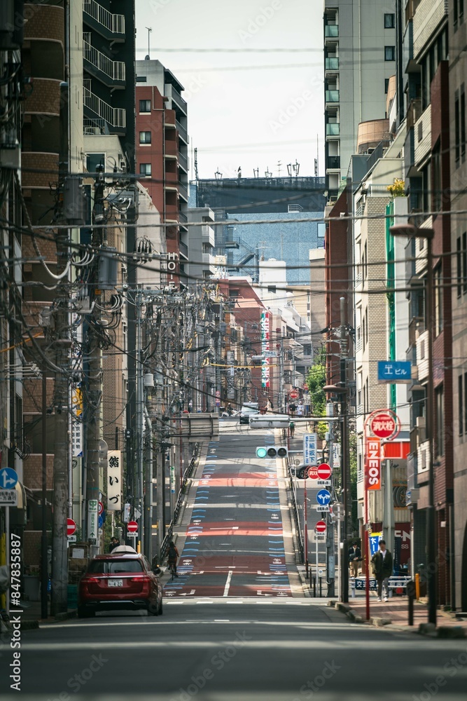 Obraz premium Scene from Tokyo street