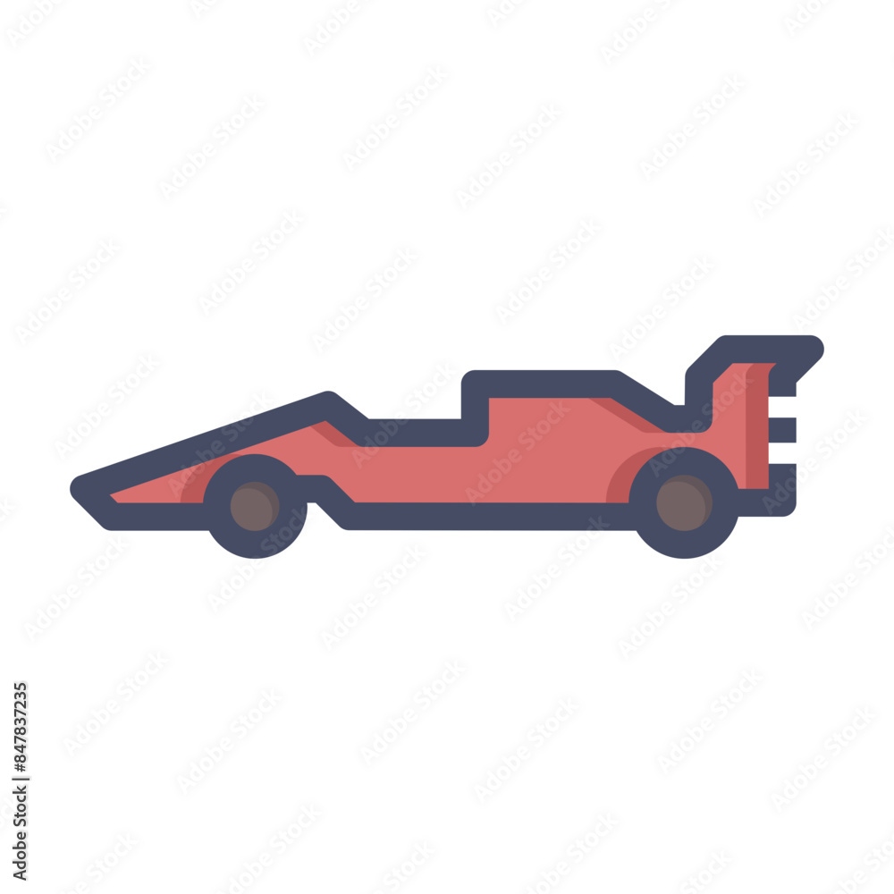 Naklejka premium Racing Car Icon