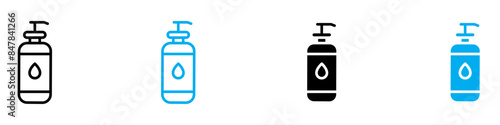 Facial Cleanser Icon Ideal for Skincare and Hygiene Illustrations
