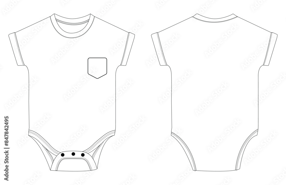 BABY GIRL AND BOYS BODYSUIT SS BASIC illustration VECTOR DESIGN BABY GIRL AND BOYS BODYSUIT SS BASIC illustration VECTOR DESIGN