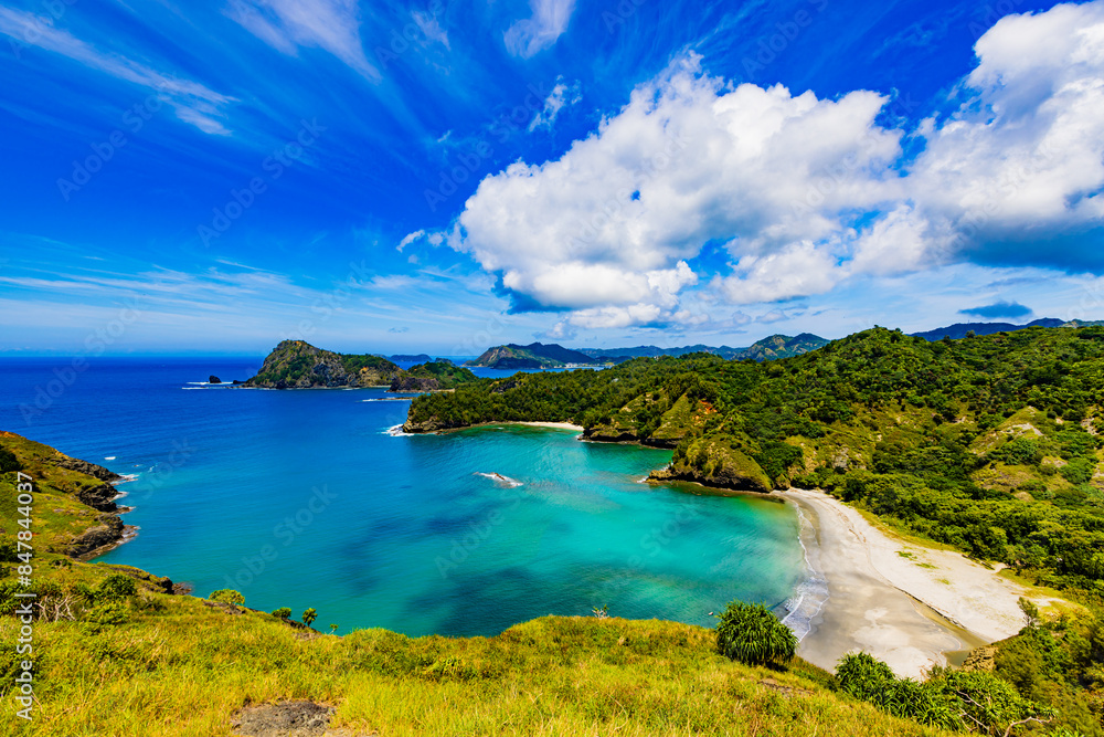 Obraz premium 小笠原諸島・父島 中山峠展望台から望む絶景