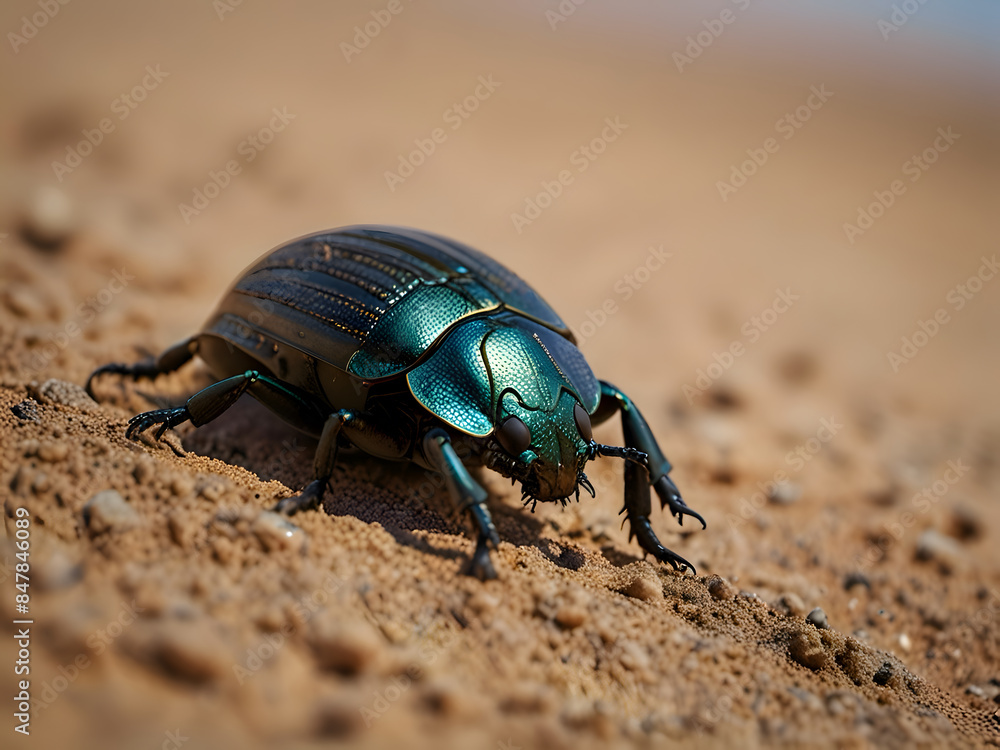 A beetle in the desert A beetle in the desert
