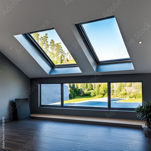 The Roof Of The House With Nice Window View
