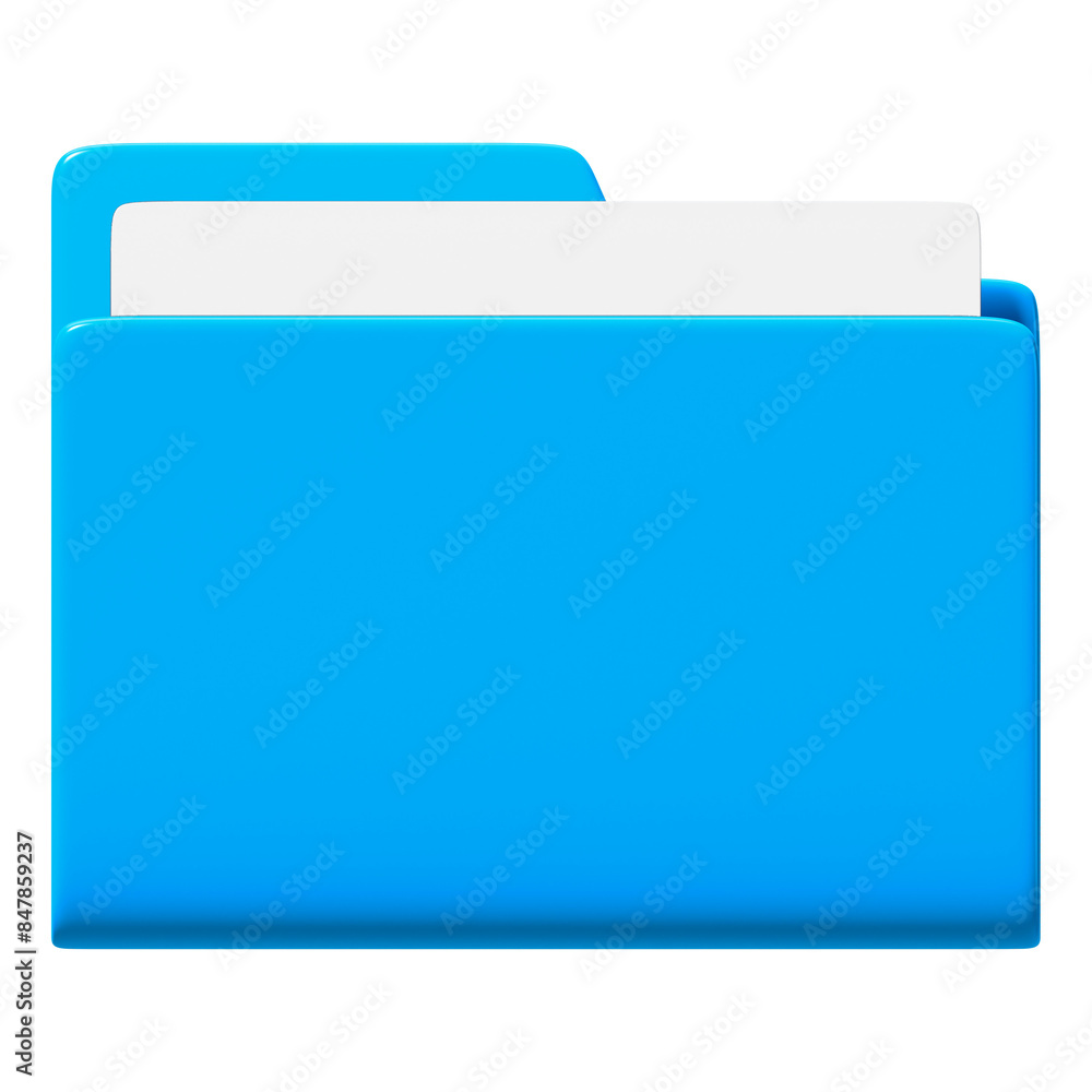 Document folder png sticker, 3D business illustration, transparent background Document folder png sticker, 3D business illustration, transparent background