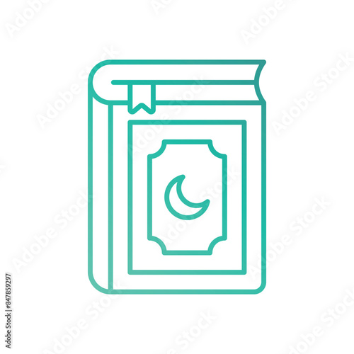 quran vector icon