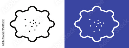 Cosmetic Pigment Icon Ideal for Makeup and Beauty Product Designs