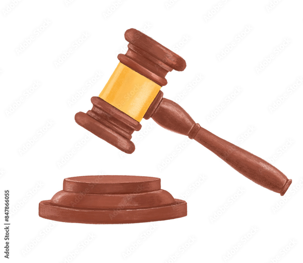 Judge gavel png, aesthetic illustration, transparent background Judge gavel png, aesthetic illustration, transparent background