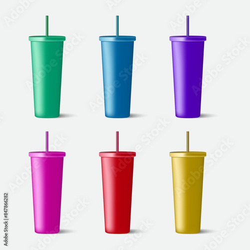 Aluminum tumbler drink for decoration