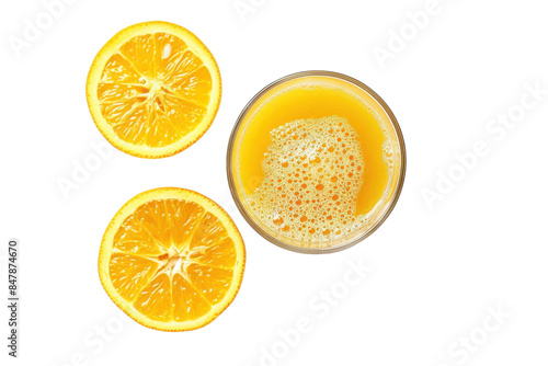 Freshly Squeezed Orange Juice and Sliced Oranges © Eesha