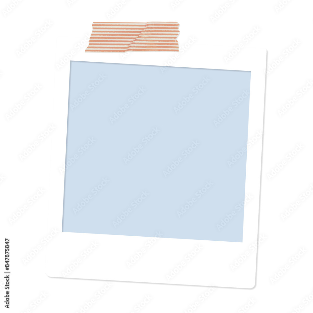 Instant photo png frame, collage element on transparent background Instant photo png frame, collage element on transparent background