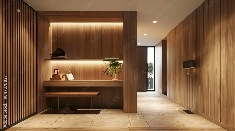 Fototapeta premium bathroom with floor