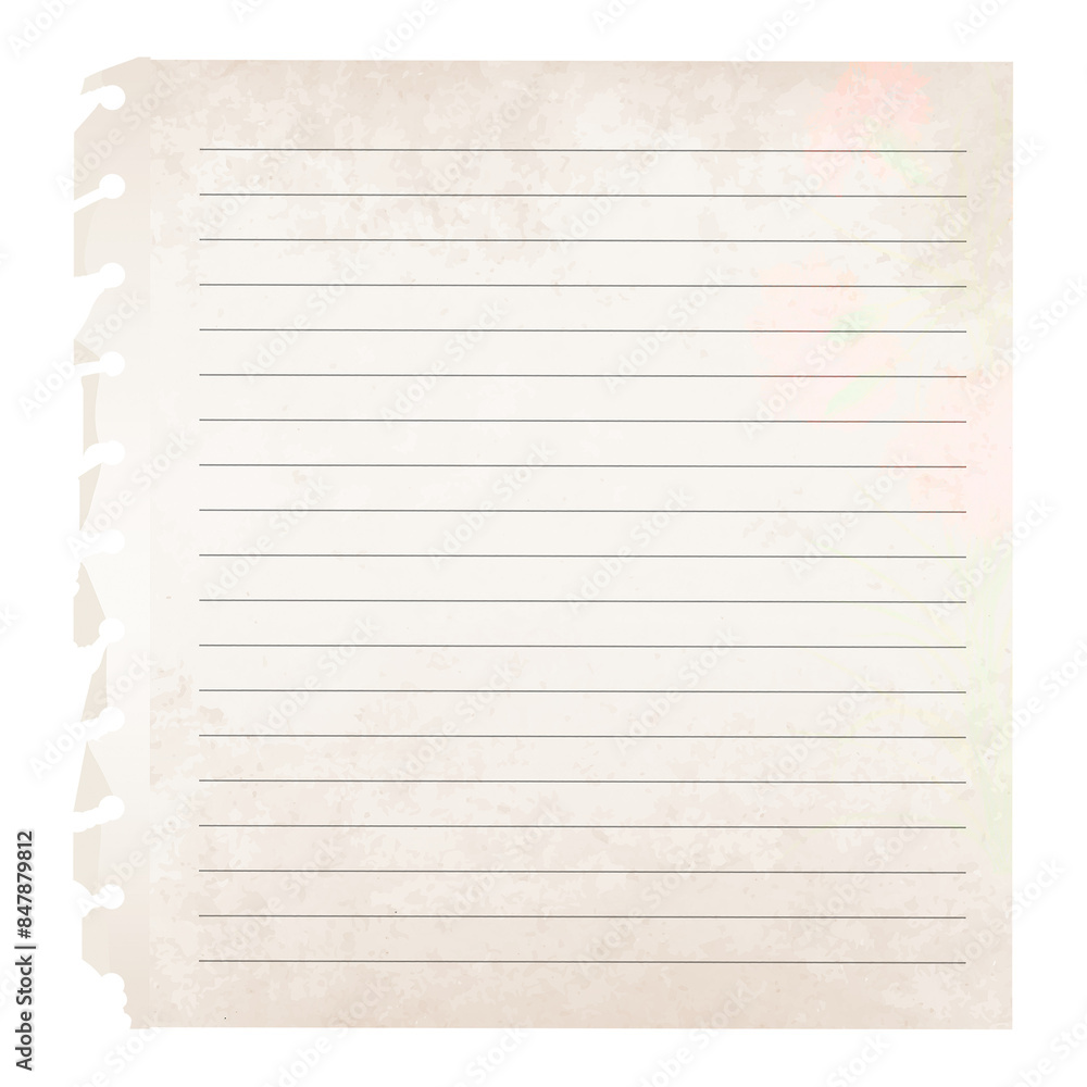 Ripped note paper png sticker, transparent background Ripped note paper png sticker, transparent background