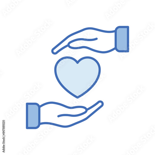 charity vector icon
