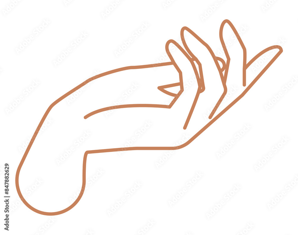 Png mystic palm hand doodle Png mystic palm hand doodle