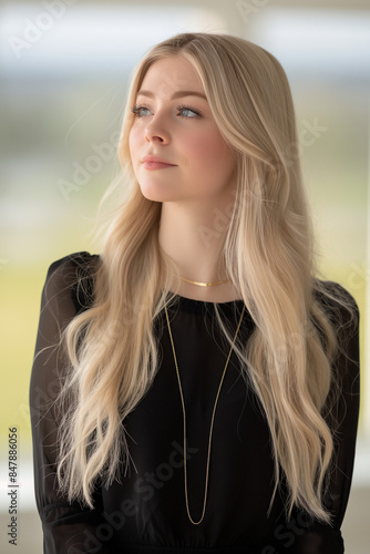 Portrait of a captivating b...