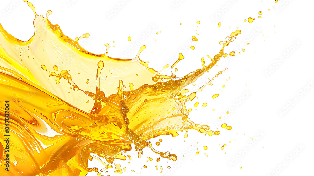 Oil splash isolated on transparent background Oil splash isolated on transparent background