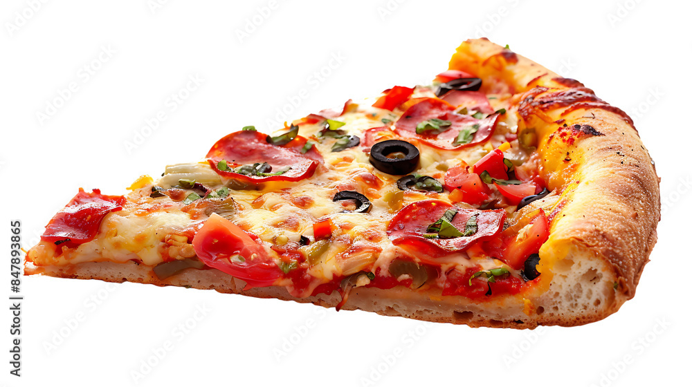 slice of pizza isolated on transparent background slice of pizza isolated on transparent background
