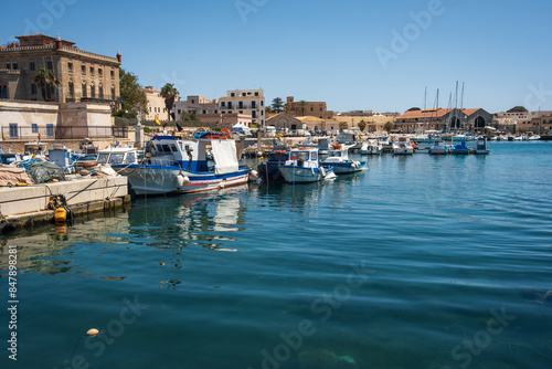 Favignana Island Sicily italy port 
