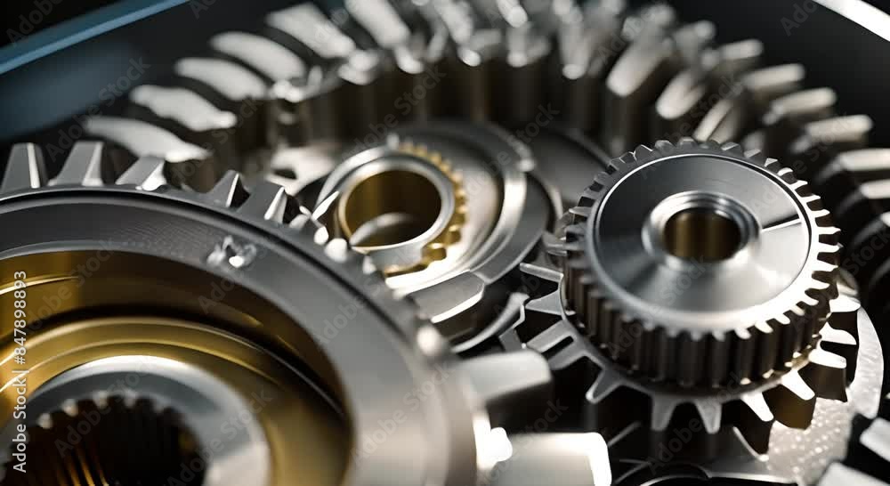 Rotating gears and precise bearing mechanisms. Mechanical repair
Rotating gears and precise bearing mechanisms. Mechanical repair