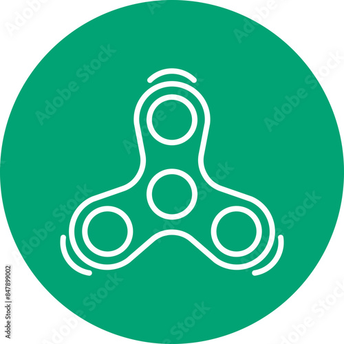 spinner line circle icon