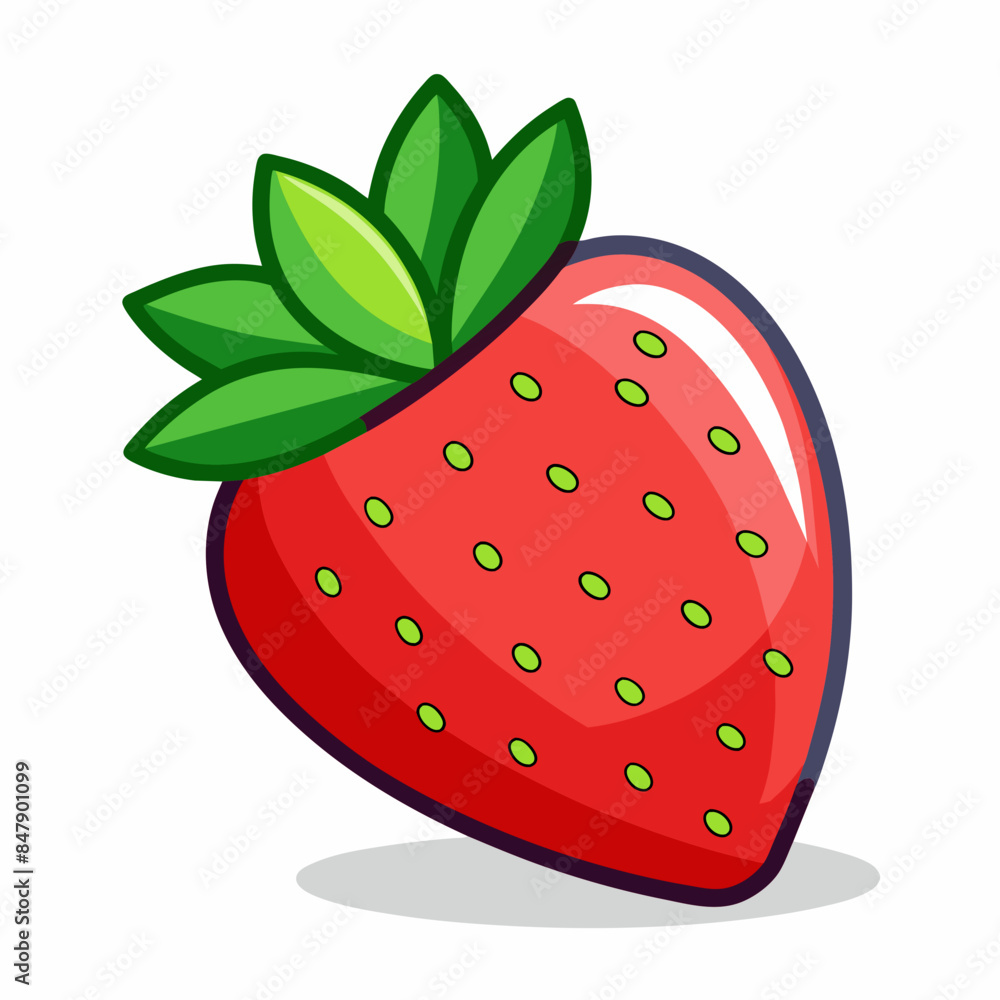 strawberry vector artwork illustration svg file strawberry vector artwork illustration svg file