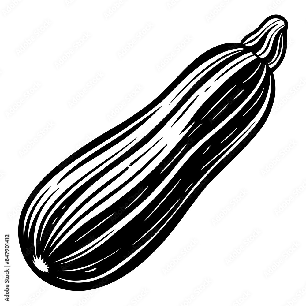 Zucchini vector silhouette illustration svg Zucchini vector silhouette illustration svg