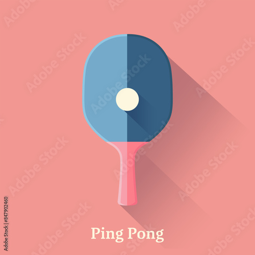 Ping pong vector poster