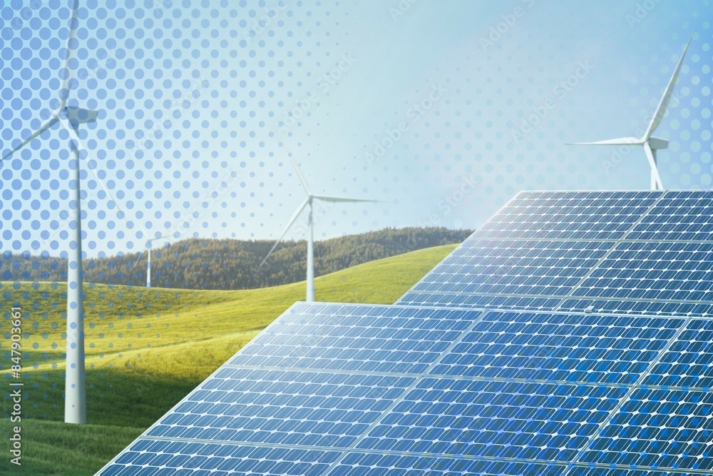 Clean energy computer wallpaper, solar panels & wind turbines Clean energy computer wallpaper, solar panels & wind turbines